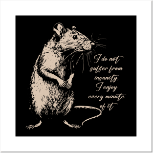 Majestic Rodents Full Rat T-Shirts for Royal Fashion Statements Posters and Art